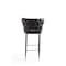 Manhattan Comfort Holguin Barstool in Grey, Black and Gold BS011-GY - alternate 5